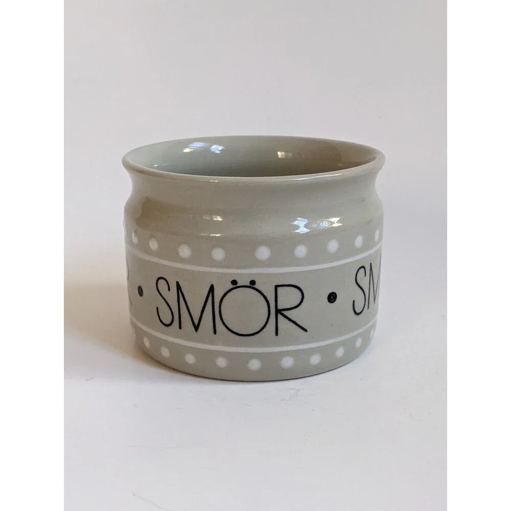RORSTRAND Marianne Westman Smör Butter Jar Canister‎ Ceramic Vintage Mid-Century